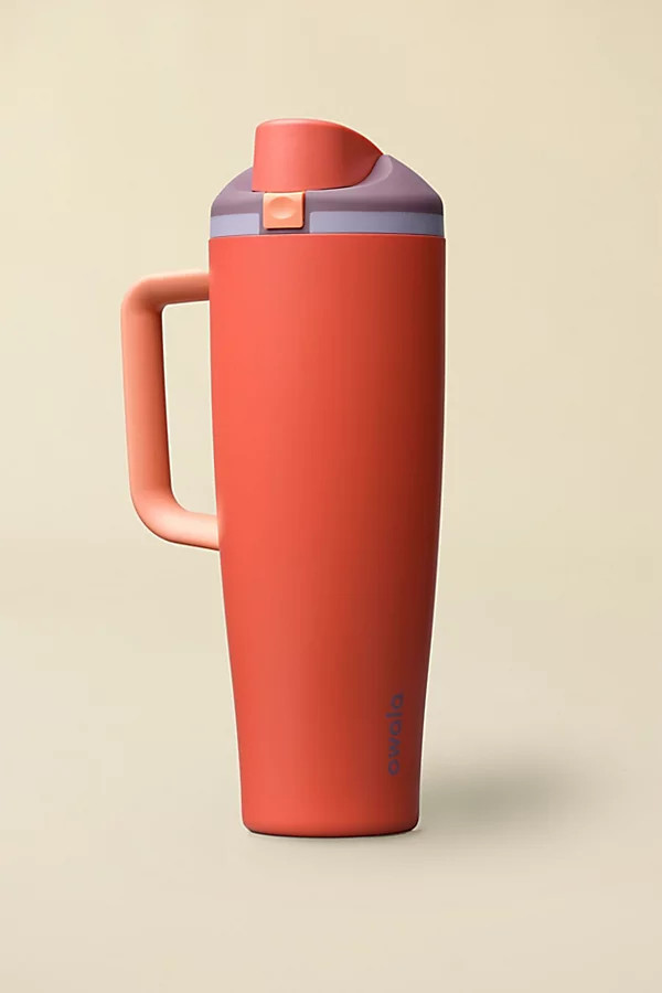 Owala 40 oz FreeSip Tumbler in Terracotta Sunset at Urban Outfitters | Urban Outfitters (US and RoW)