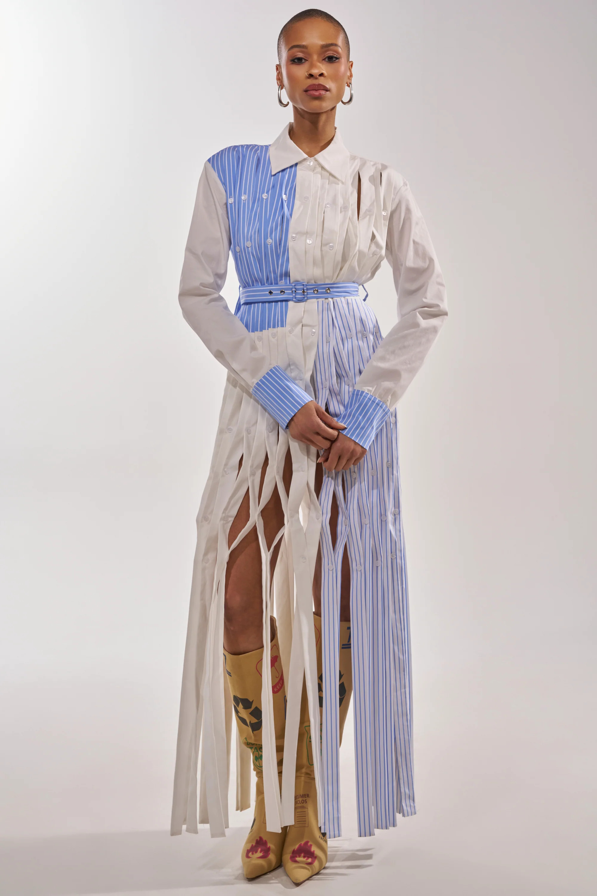 AKIRA Not My Mans Button Up Shirt Maxi Dress | Size XL | AKIRA