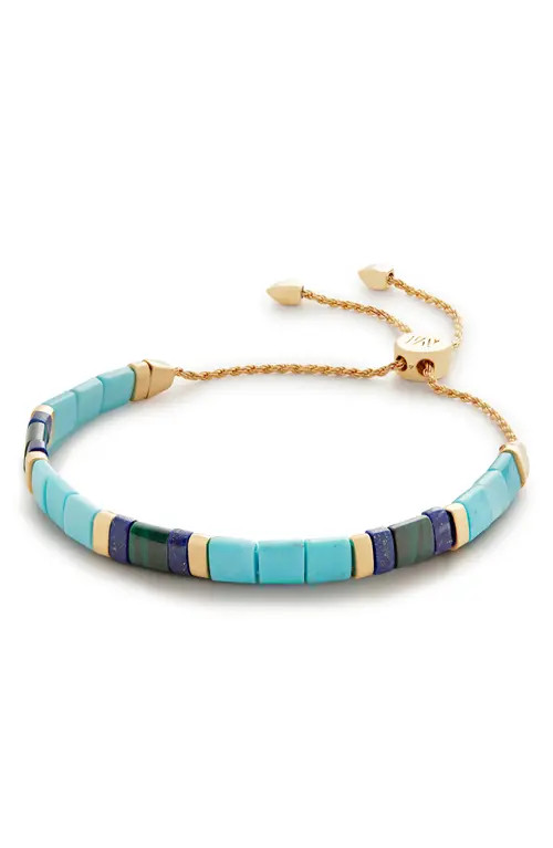Monica Vinader Delphi Friendship Bracelet in 18Ct Gold Vermeil/ss at Nordstrom | Nordstrom