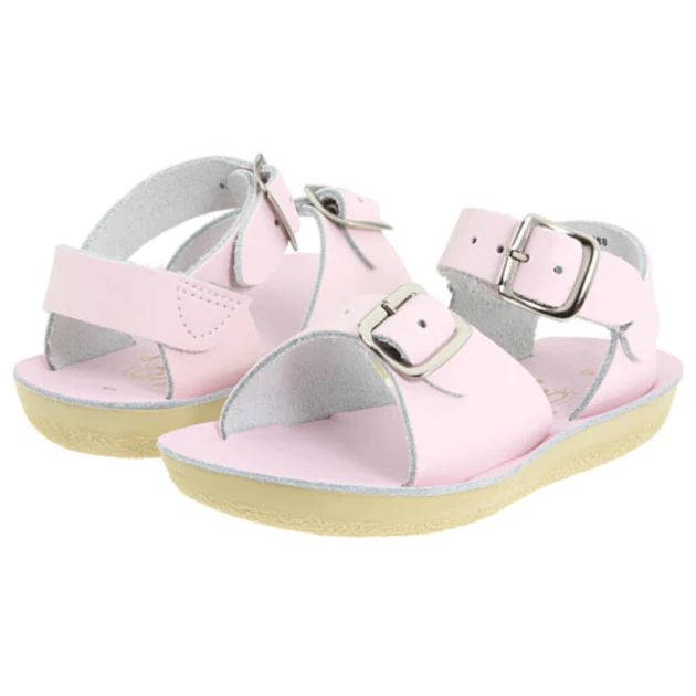 Shiny Pink Surfer Sandals | Classic Whimsy