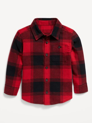 Long-Sleeve Flannel Shirt for Toddler Boys | Old Navy (US)