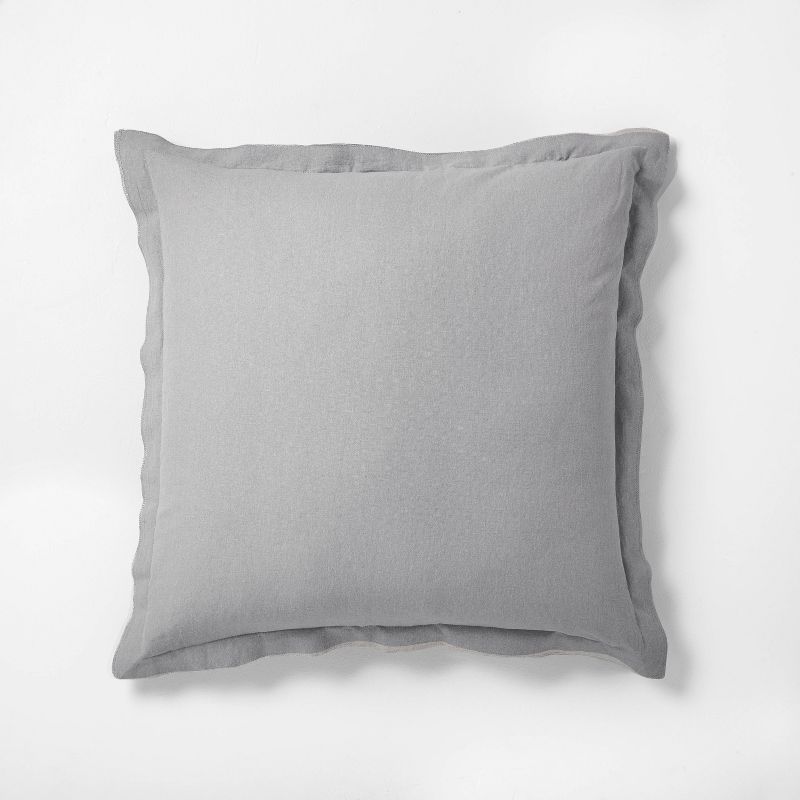 26"x26" Cotton & Linen Blend Euro Pillow - Hearth & Hand™ with Magnolia | Target