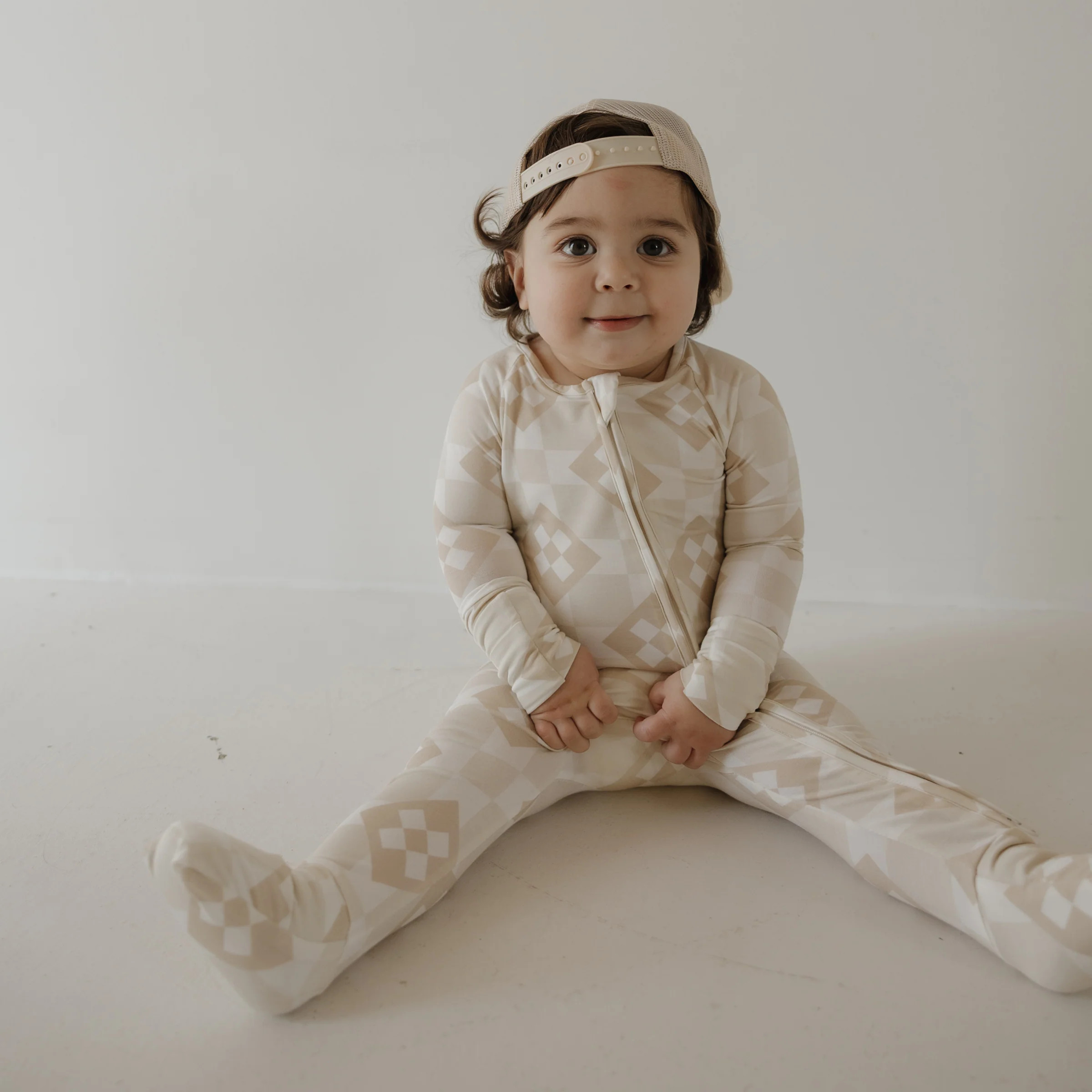 Bamboo Zip Pajamas | Cottage Quilt | Forever French