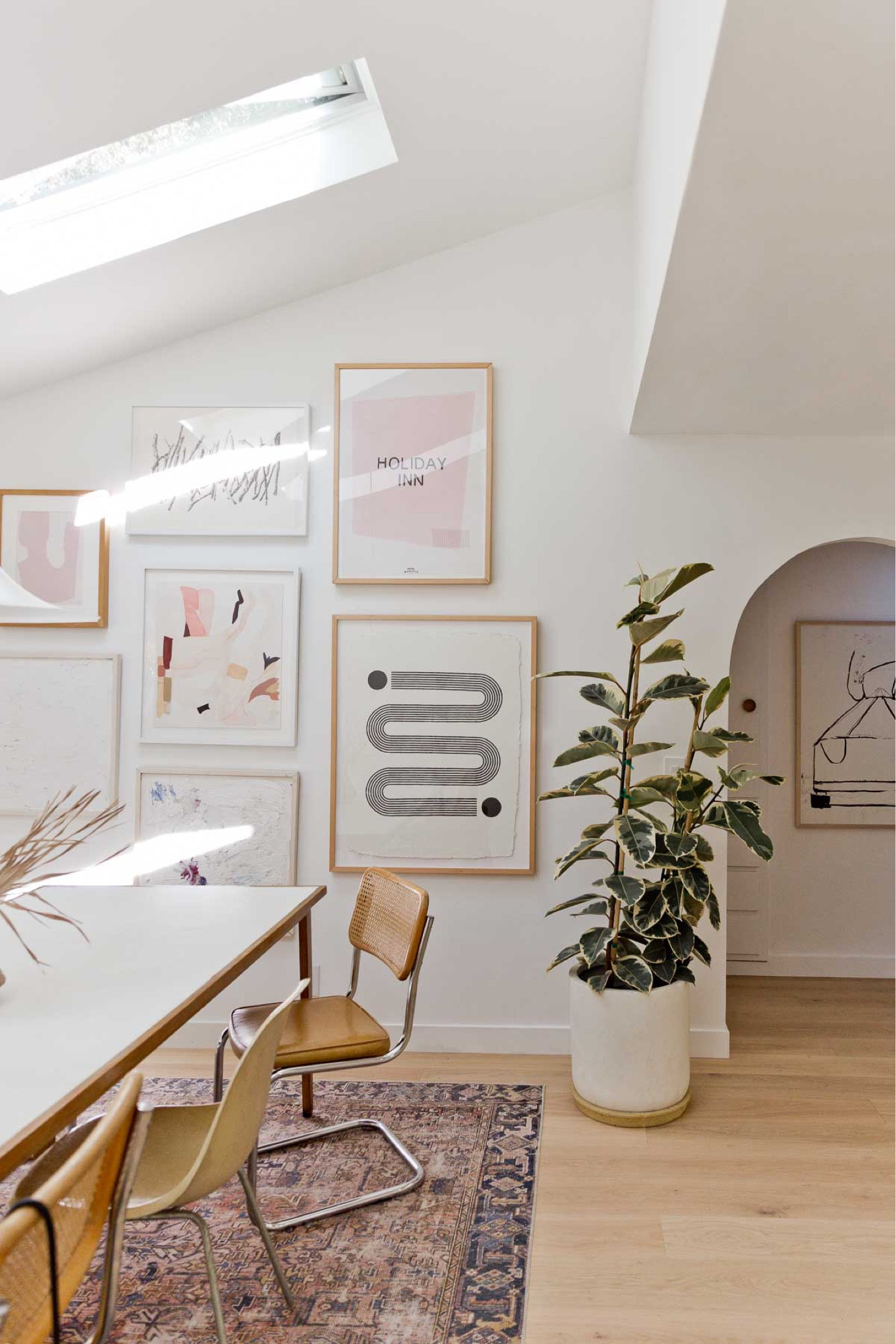 Dining room - organic modern - affordable rugs - Cesca dining chairs - minimal planters 

#LTKhome