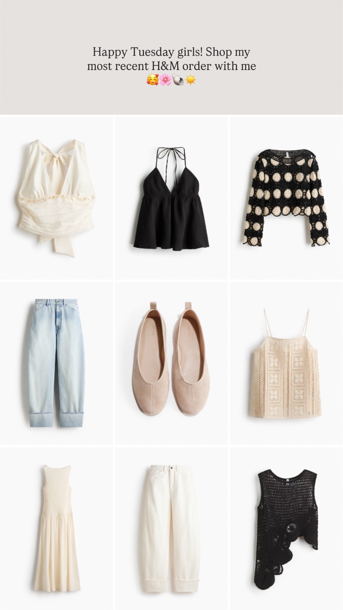 H&M spring shop with me 🌸🐚☀️

#LTKspring #LTKsummer #LTKstyletip