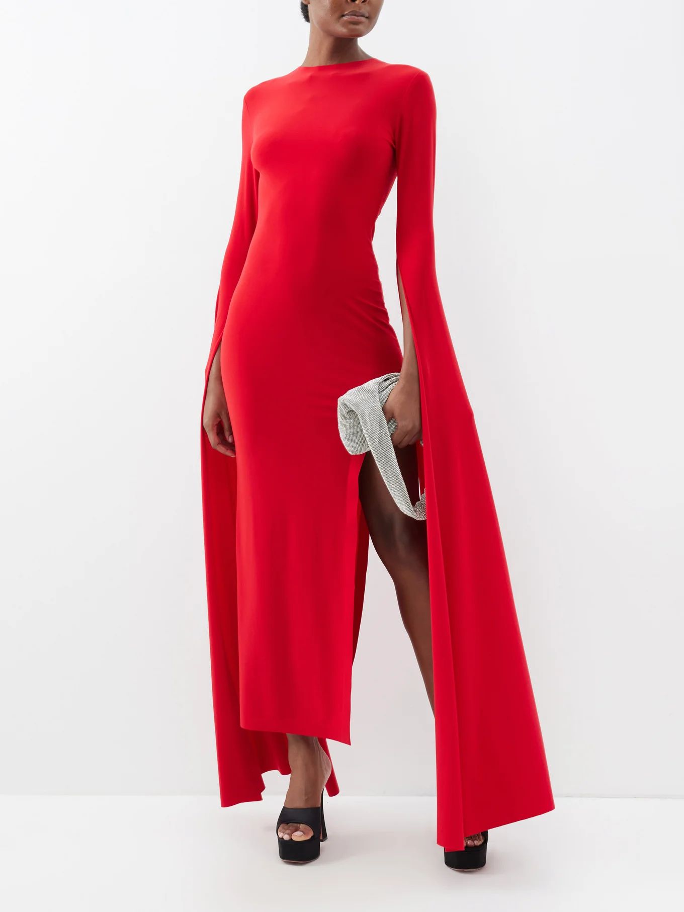 Oversized-sleeve jersey gown | Norma Kamali | Matches (US)