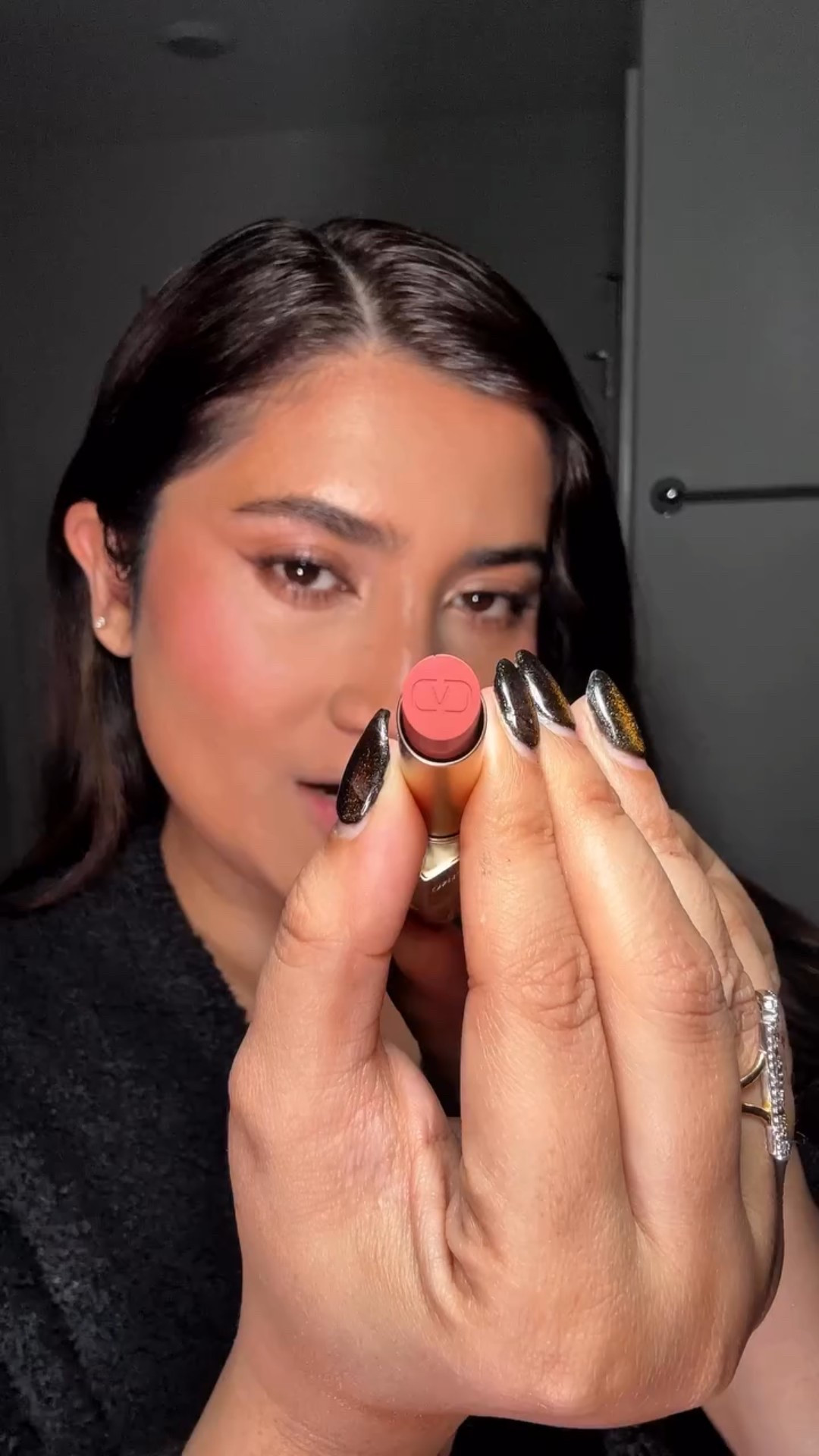 Experience a matte lipstick that glides like butter, effortlessly hydrating your lips while delivering intense, high-impact color that lasts all day. The @allure award-winning @valentino.beauty Spiked Valneyino Buttery Matte lipsticks are truly a makeup lover's dream.

You get yours @sephora 

#SpikeValentino #giftedbyvalentinobeauty #ad #mattelipstick #nudelipstick