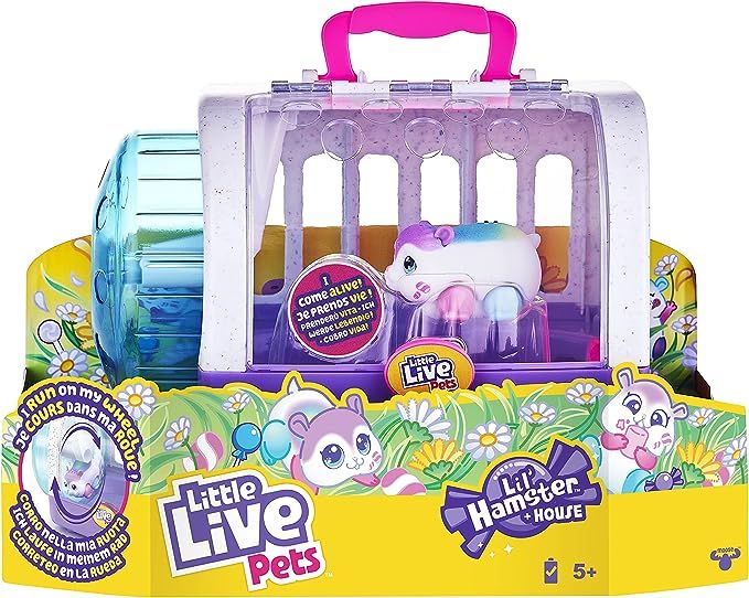 Little Live Pets - Lil' Hamster: Popmello & House Playset | Interactive Toy Hamster. Scurries, So... | Amazon (US)