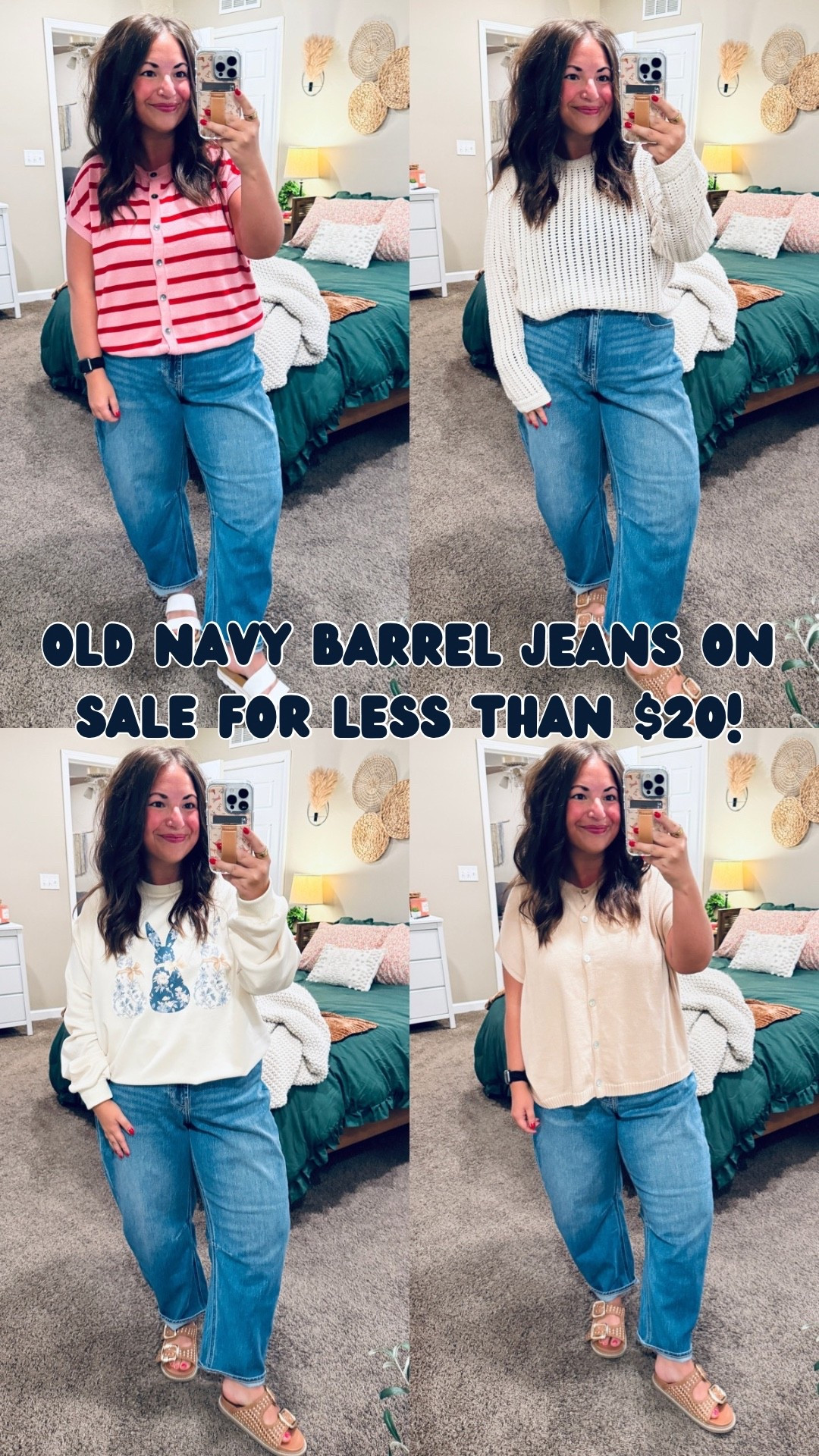 Old Navy barrel jeans on sale for less than $20!
*fit oversized!

#LTKSaleAlert #LTKootd #LTKMidsize