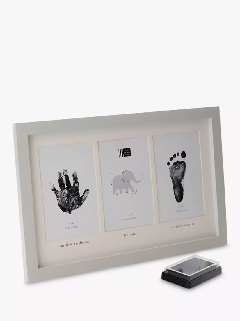 John Lewis Hand and Foot Print Inkpad Kit & Photo Frame | John Lewis (UK)