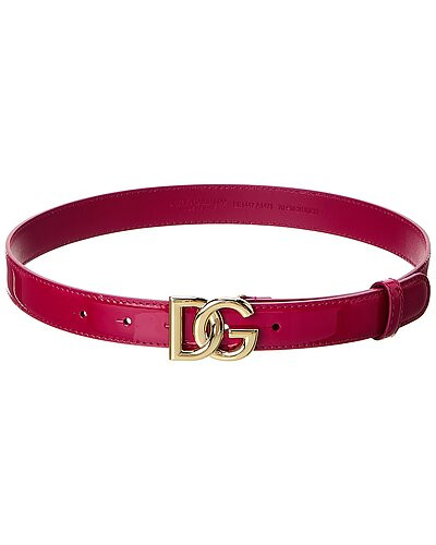 DG Logo Patent Belt | Gilt & Gilt City