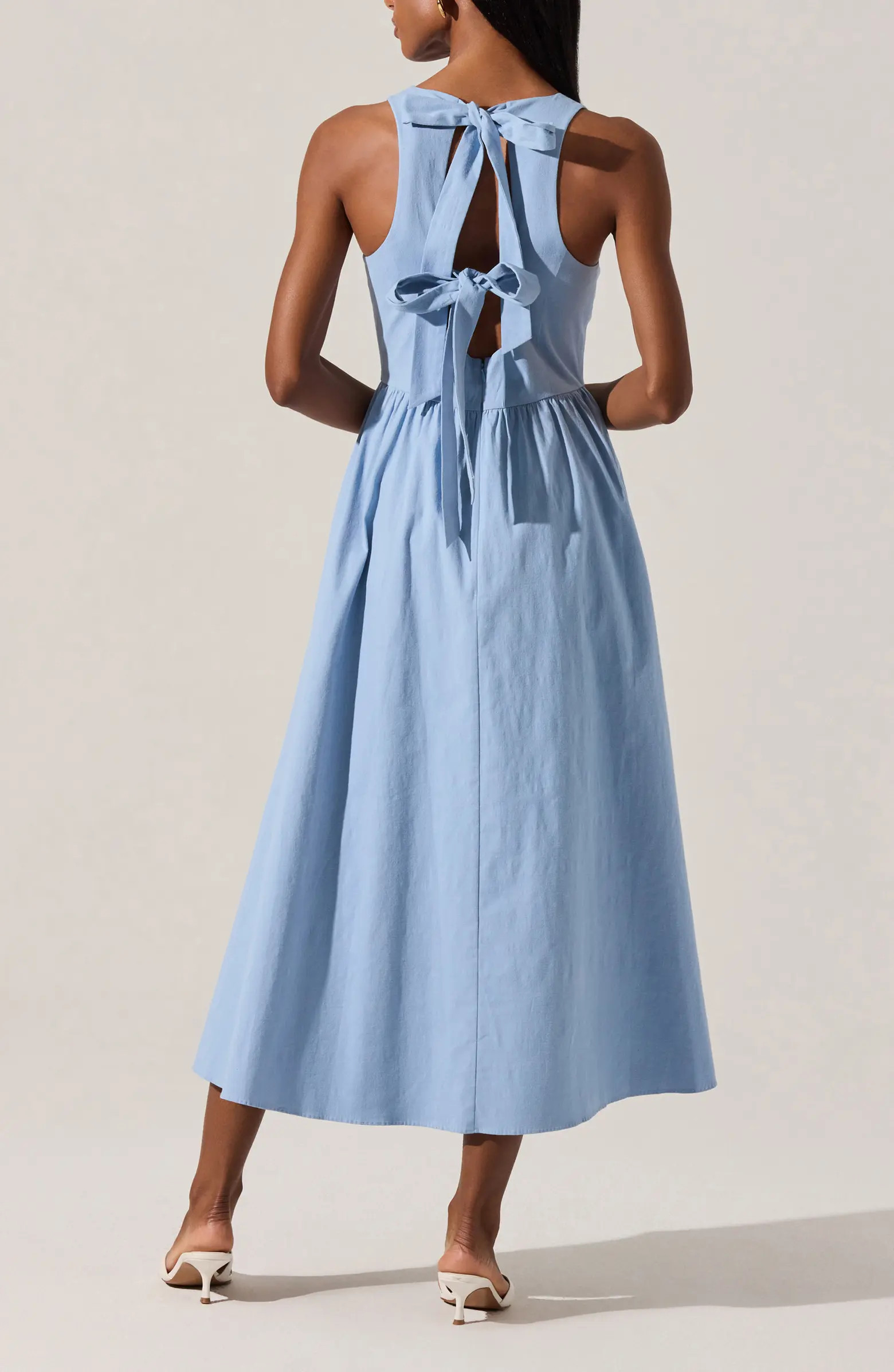 Bow Back A-Line Dress | Nordstrom