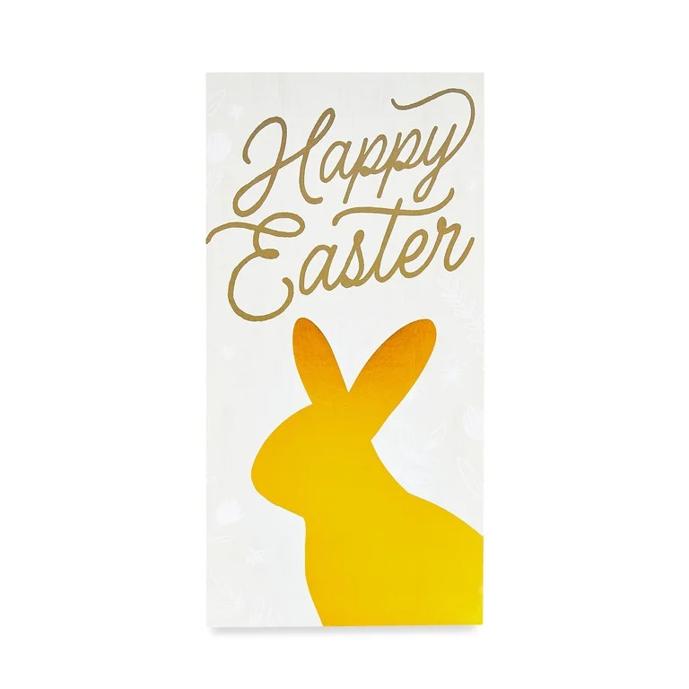 Easter Shadowbox Happy Easter Sign, 10 in x 5 in, by Way To Celebrate - Walmart.com | Walmart (US)