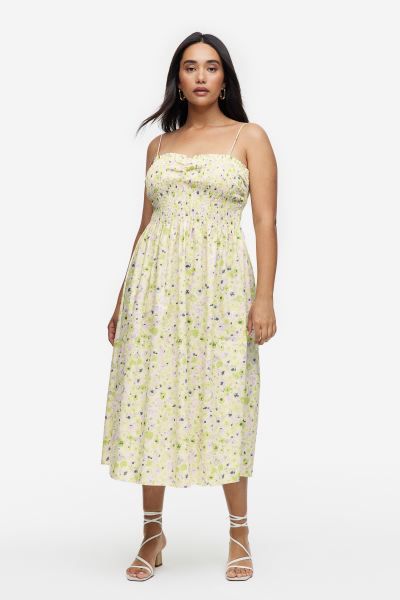 Smocked Cotton Dress | H&M (US + CA)