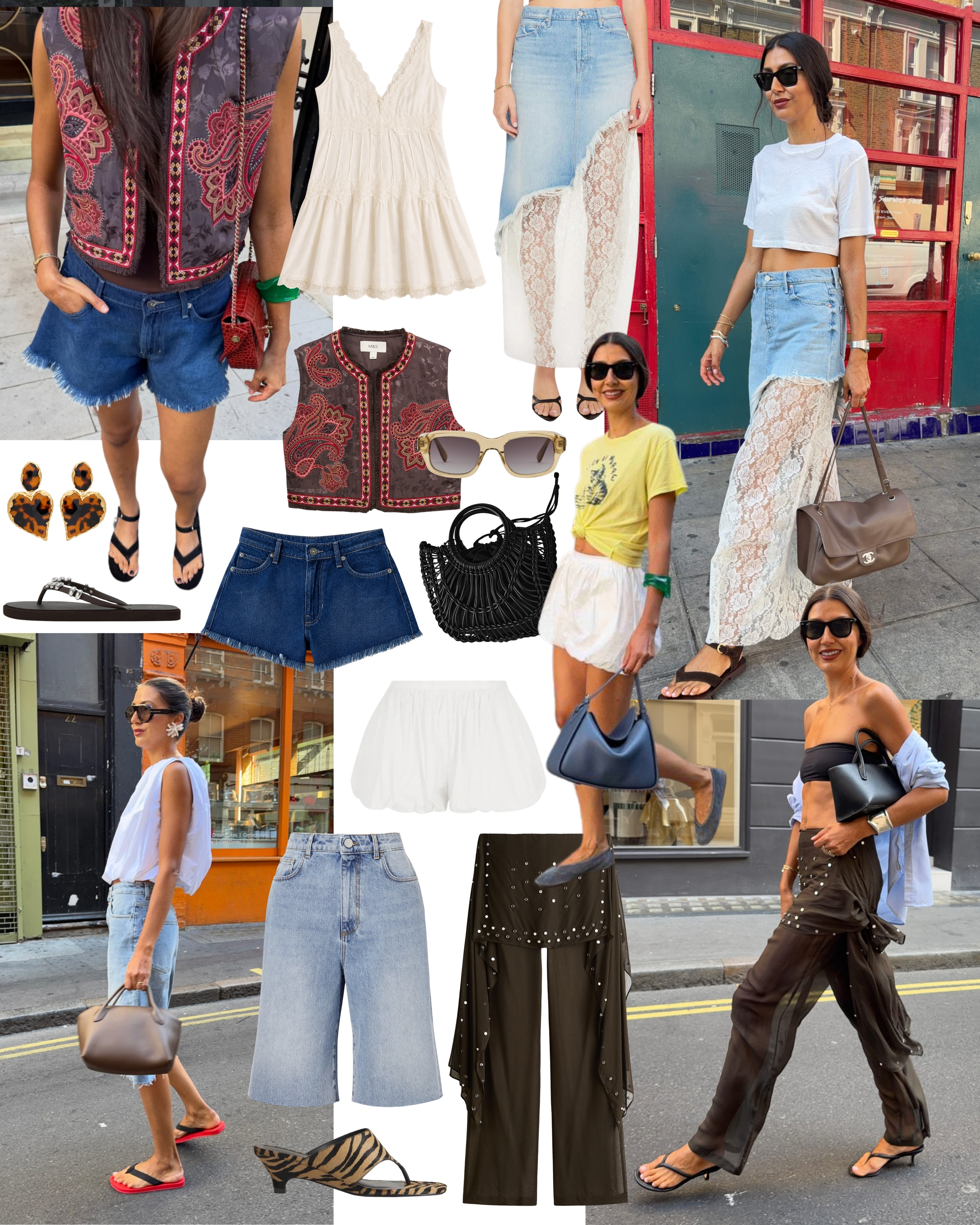 Heatwave dressing, but make it chic

jorts, bermuda shorts, denim shorts, waistcoat, maxi skirt, denim skirt, lace skirt, going out outfit inspiration, summer outfit, city break, holiday outfits, mini dress, slip dress, satin dress, bubble skirt, heatwave outfits 

 #LTKuk #LTKsummer #LTKpartywear