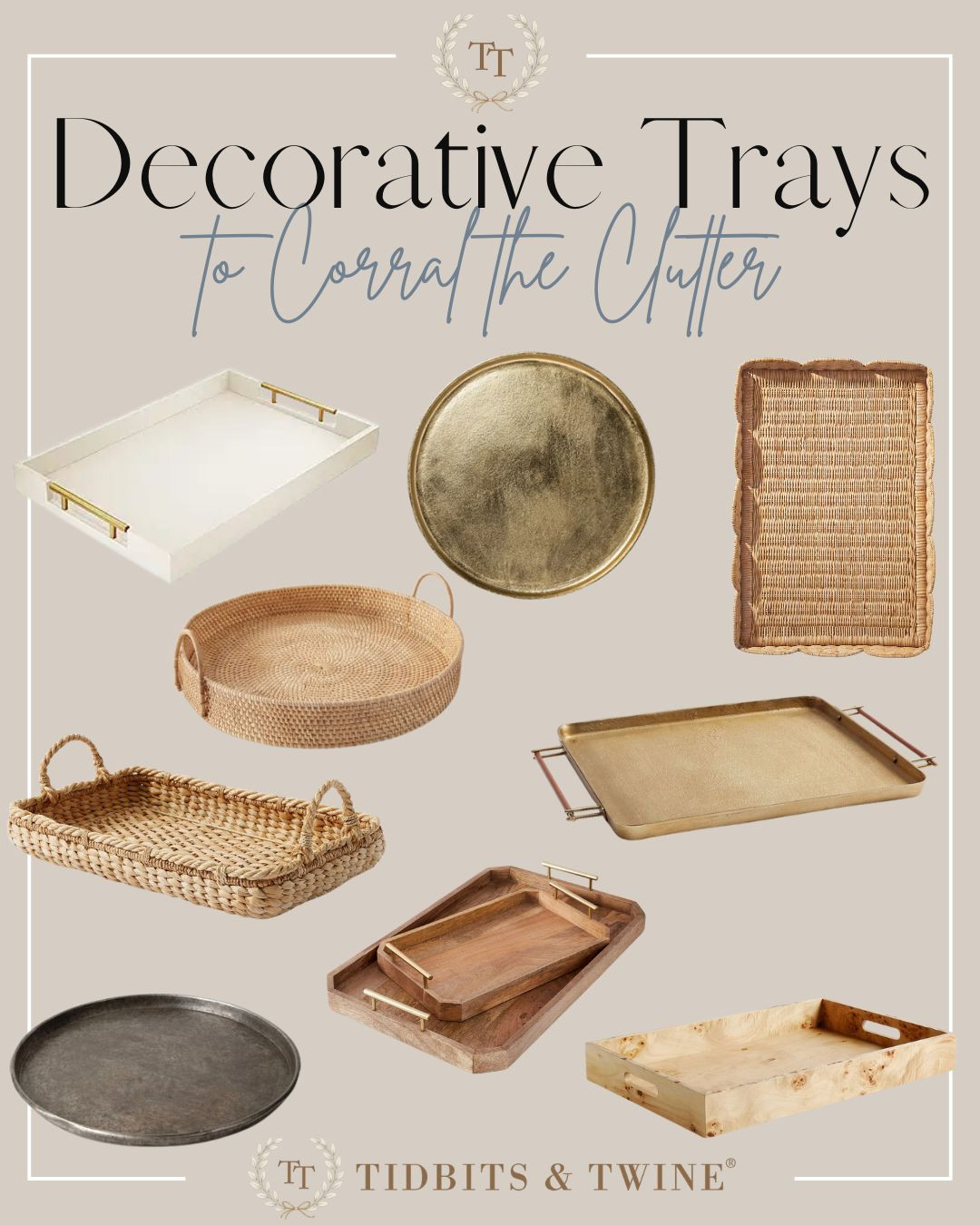 Decorative trays for coffee tables, kitchen islands, consoles and more 

 #LTKOver40 #LTKHome #LTKSaleAlert