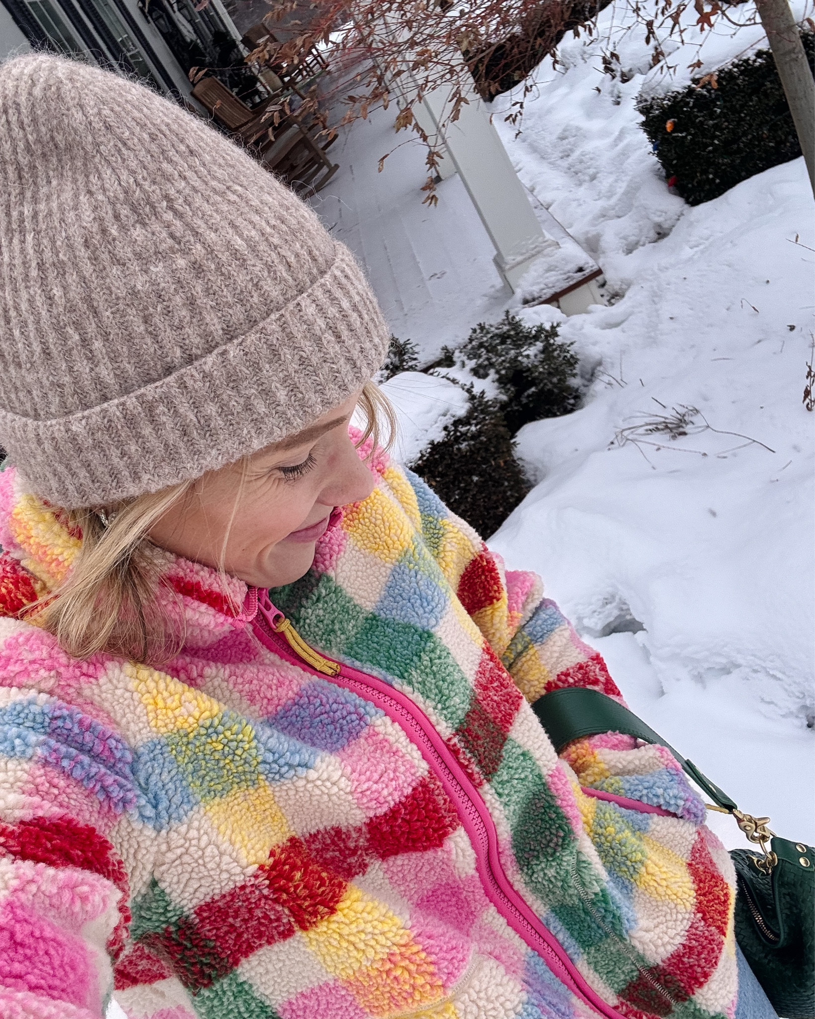 Wearing my regular size 4 in Boden jacket, more colors and patterns, Clare V Moyen messenger in evergreen, J.Crew layering long sleeve top in grey wearing my regular size small, sorel waterproof ankle boots are true to size, Althelta under $10 socks, Janessa Leone hat code LATELY15 of your entire purchase, EBY underwear and Pepper Bra always, Agolde 90's crop jeans true to size (5'3") xo, Claire

#LTKHoliday #LTKGiftGuide #LTKootd