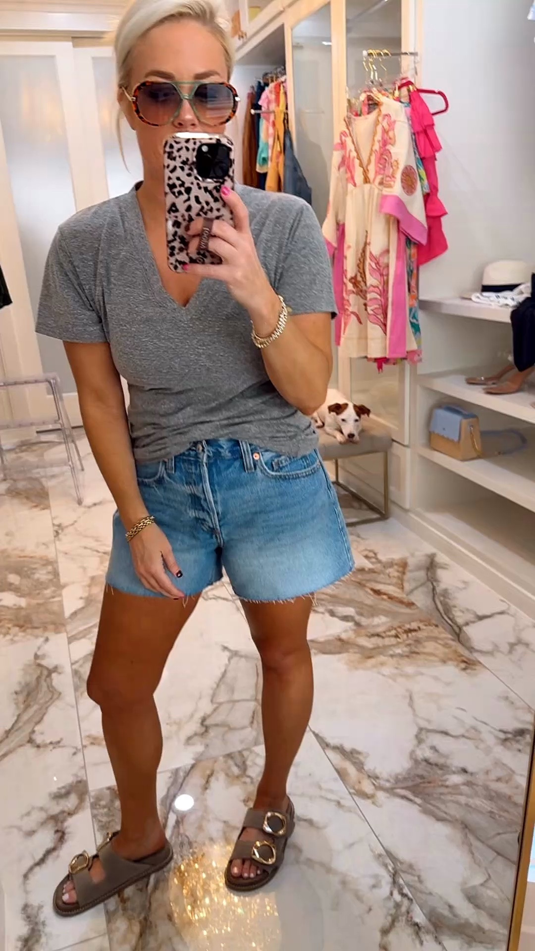 These warm weather staples are so good! Shirt only $7/ small
Shorts under $20/size 6