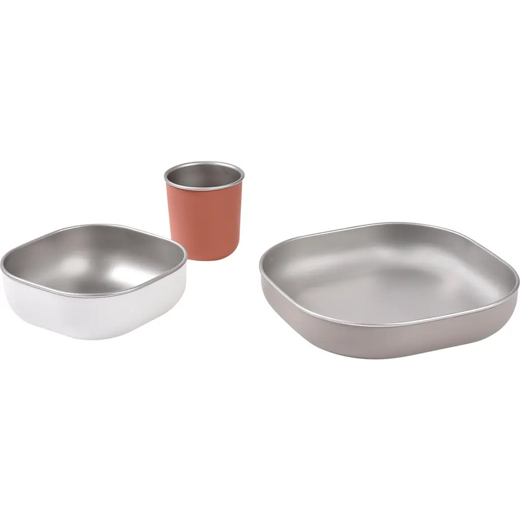 BEABA Stainless Steel Meal Set in Terracotta at Nordstrom | Nordstrom