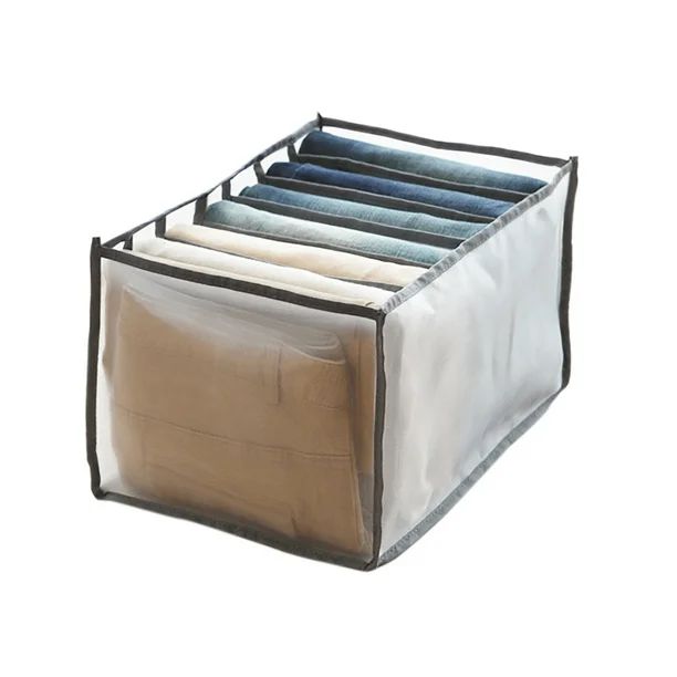 AS-DF Cloth Drawer Organizer Cabinet Closet Dividers for Leggings Jeans (7 Cell) - Walmart.com | Walmart (US)