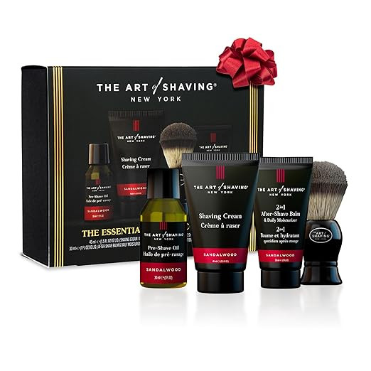The Art of Shaving Sandalwood 4-in-1 Trial Kit – Pre-Shave Oil, Shaving Cream, Shaving Brush & ... | Amazon (US)