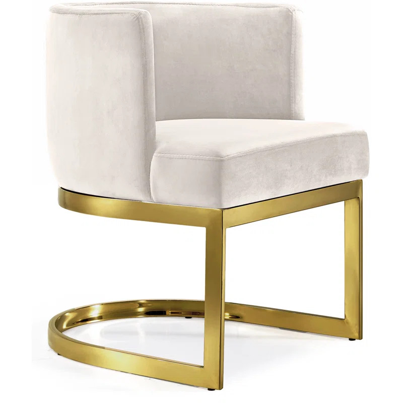 Barnier Velvet Wingback Arm Chair | Wayfair North America