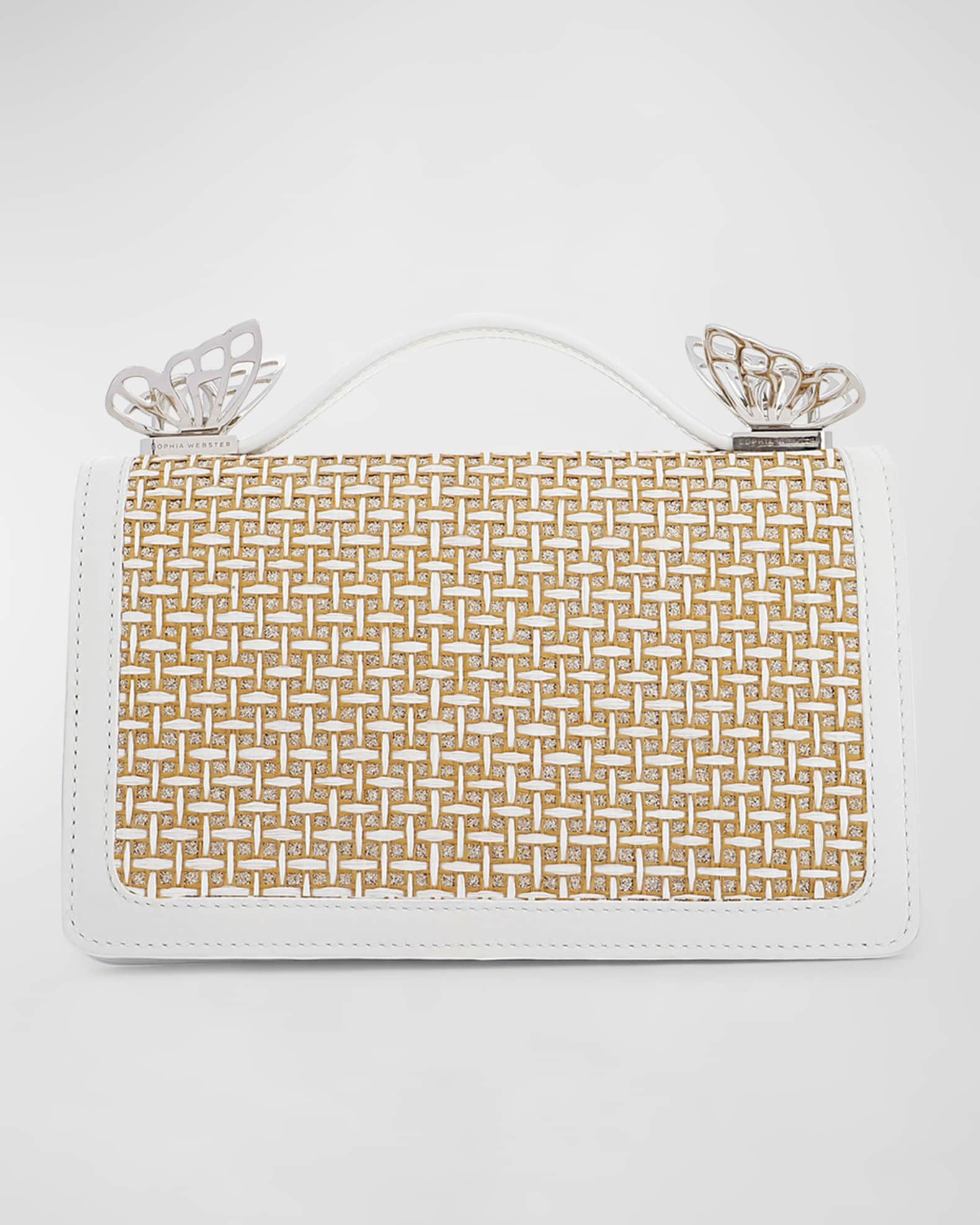 Mariposa Flap Leather Shoulder Bag | Neiman Marcus