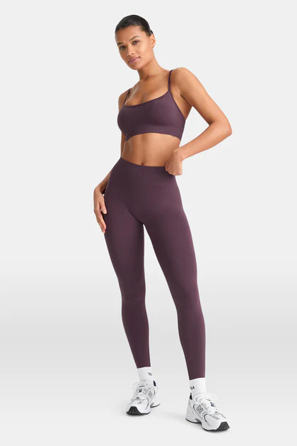 SCULPT SEAMLESS SCRUNCH LEGGING - PLUM MARL | TALA (UK)