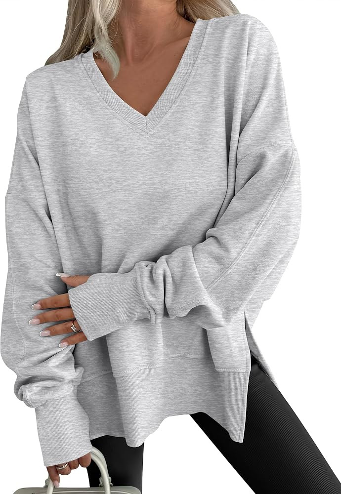 ANRABESS Sweatshirt for Women Fall Oversized Fleece Pullover | Amazon (US)