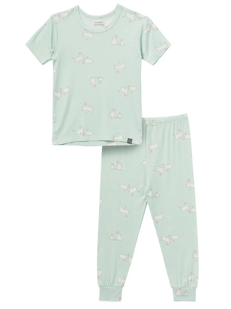 Modern Moments by Gerber Toddler Neutral Super Soft Easter Pajama Set, 2-Piece, Sizes 12M-5T | Walmart (US)