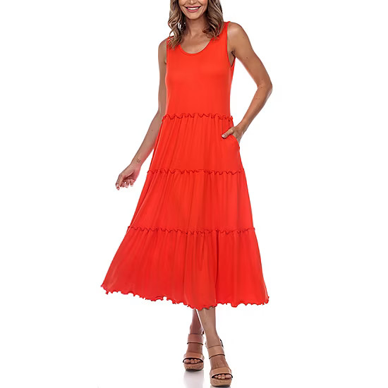 White Mark Sleeveless Midi Maxi Dress | JCPenney