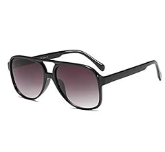 Freckles Mark Vintage Retro 70s Sunglasses for Women Men Classic Large Squared Aviator Frame UV40... | Amazon (US)