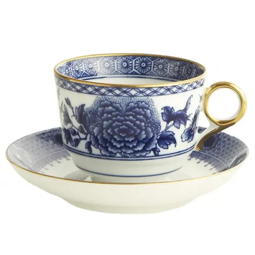 Imperial Blue Tea Cup & Saucer | Gracious Style