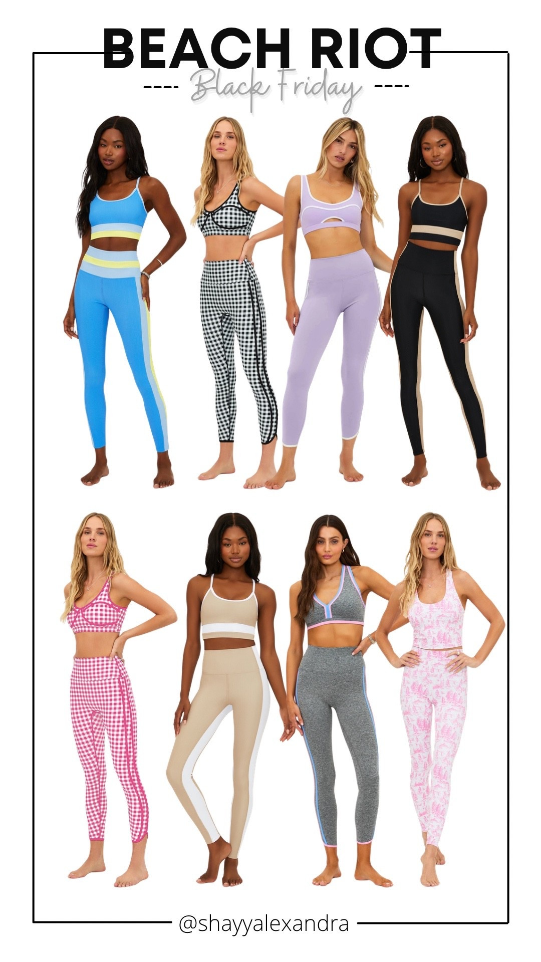 Totally obsessed with all of these adorable activewear sets from Beach Riot! All are currently between 30%-50% off for Black Friday 🎉

Sports Bra | Leggings | Fitness | Activewear | Yoga | Weightlifting | Workoutt

#LTKCyberWeek #LTKfitnessgoals #LTKSaleAlert