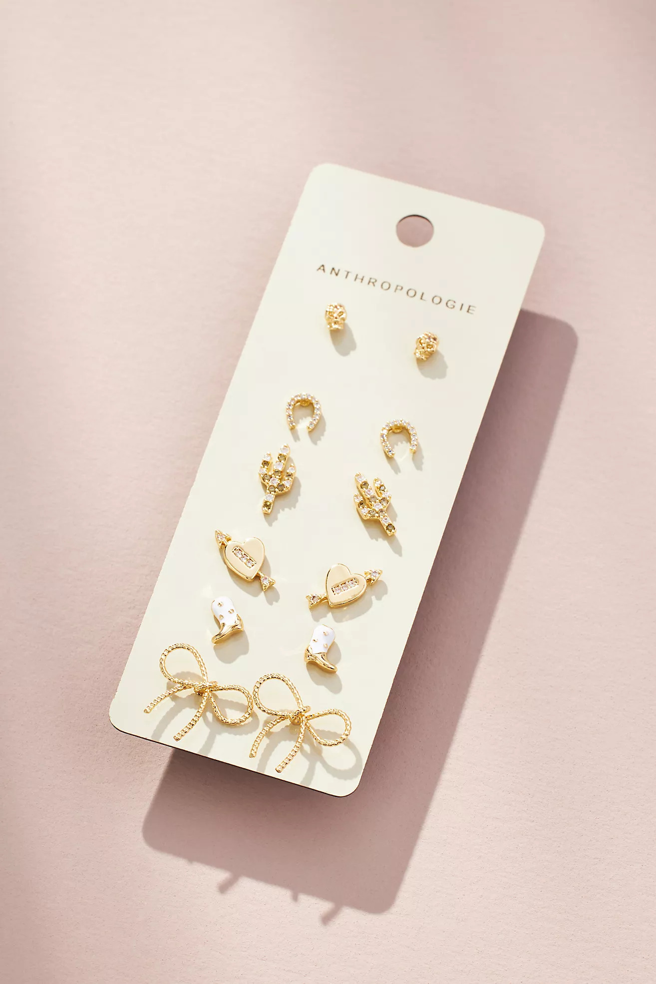 Icon Post Earrings, Set of 6 | Anthropologie (US)