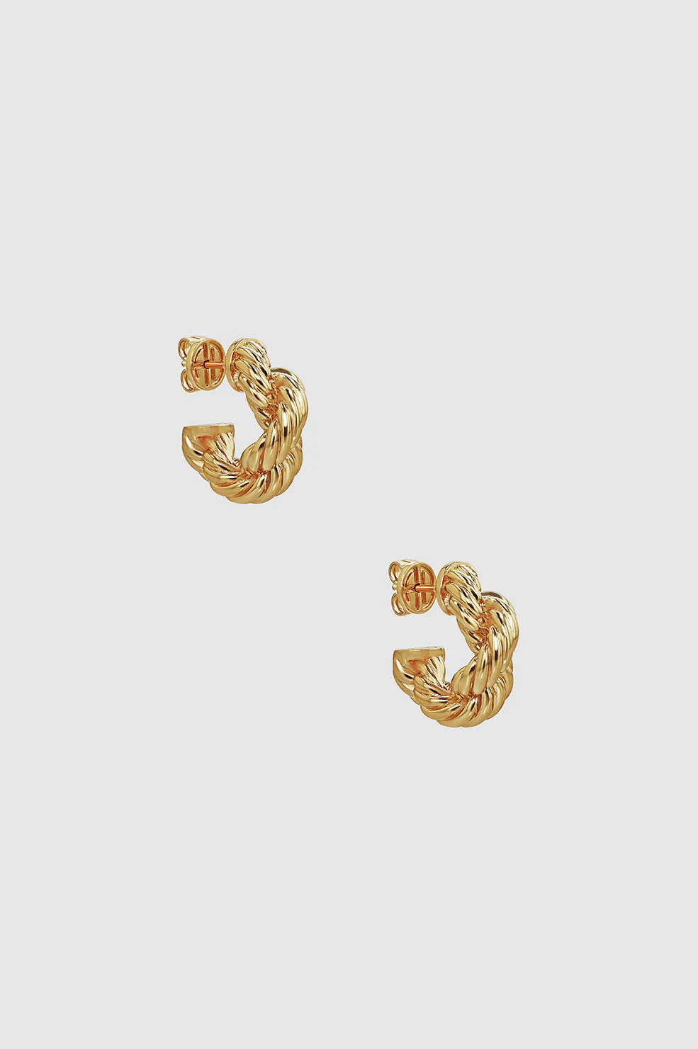 Twist Rope Hoop Earrings | Anine Bing