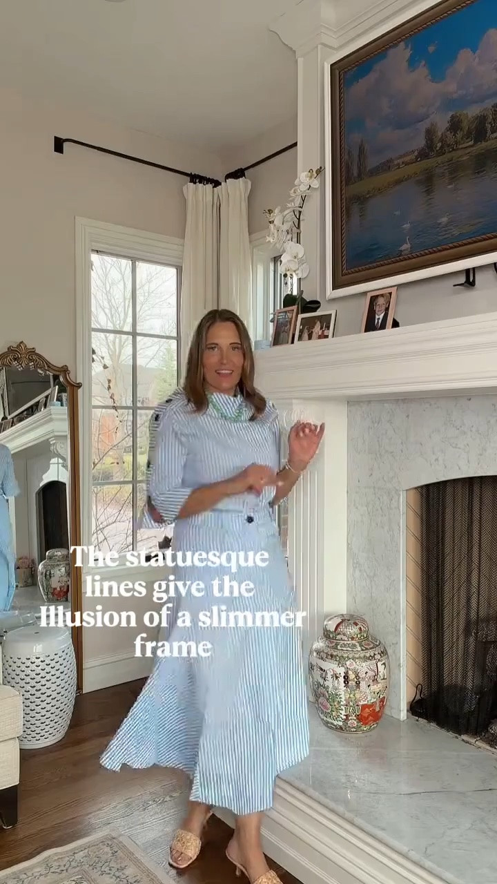 Loving everything about this outfit lately. The A line silhouette is so flattering and gives the whole look an effortless feel. This is definitely one of those outfits I’ll be wearing on repeat through spring and summer.

#LTKMidsize #LTKOver40 #LTKSeasonal