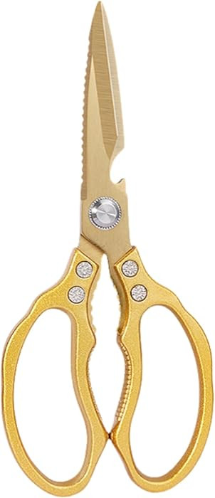 AWinjoy Japanese Gold Kitchen Scissors, Heavy Duty Stainless Steel, Multipurpose Cooking Shears, ... | Amazon (US)