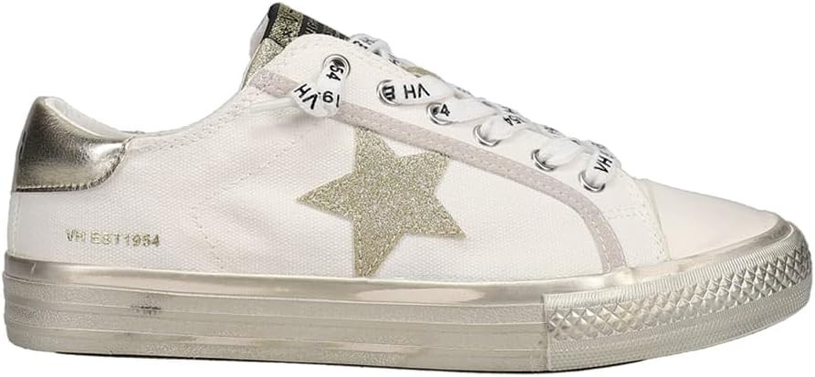 Vintage Havana Womens Alive Metallic Glitter Slip On Sneakers Shoes Casual - Gold | Amazon (US)