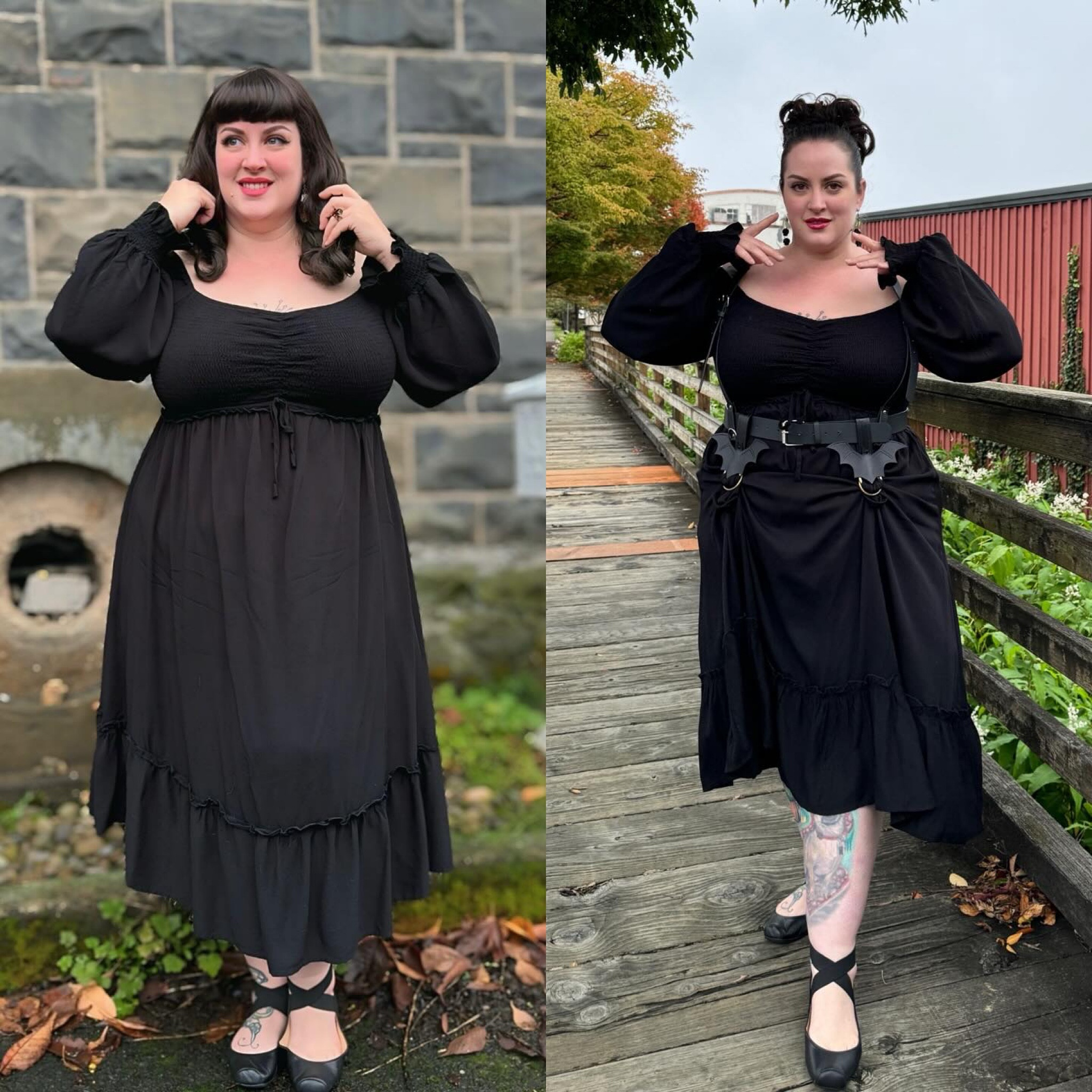 Wearing VS Styling

Sometimes when I receive clothes to photograph for a brand, they want the garment to be shown as is, not over accessorized, so that the details and features can really be seen. 
Here is an example of what I delivered to the brand vs how I styled it.  I’d love to share more of this with you in a reels series where I show you how I photograph each garment, and then show you how I would style it for myself - stay tuned 💋

#wearingvsstyling #howistyle #mystyle #plussizestyle #plussizefashion #altstyle #basicblackdress #peasantdress

#LTKPlusSize #LTKFindsUnder50 #LTKOver40