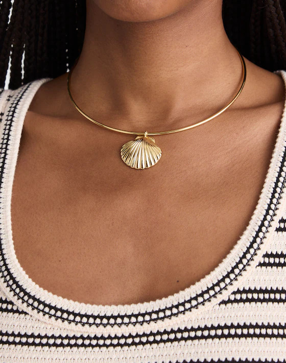 Shell Wire Choker Necklace | Madewell