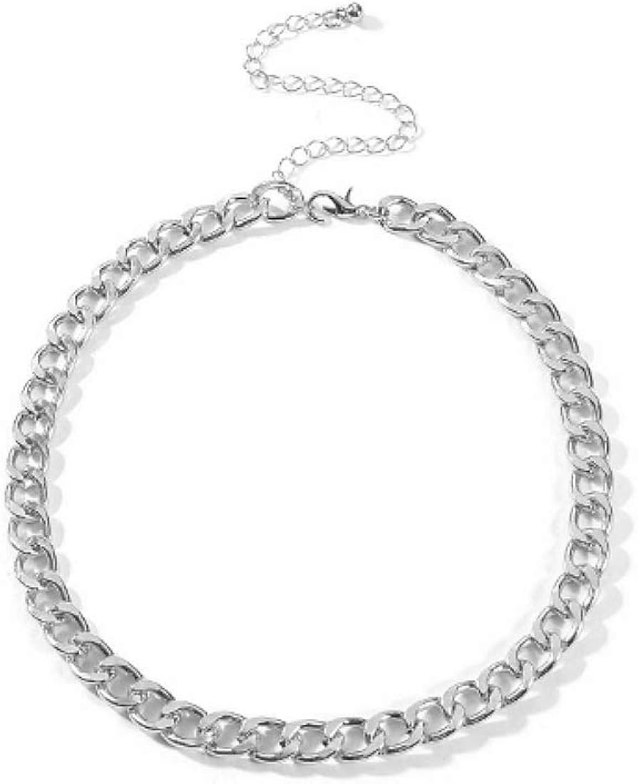 Cathercing Women Chain Choker Necklace Big Link Necklace for Women Trendy Jewelry Necklaces Chain... | Amazon (US)