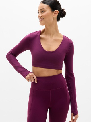 Transcend Scoop Crop Top | Athleta