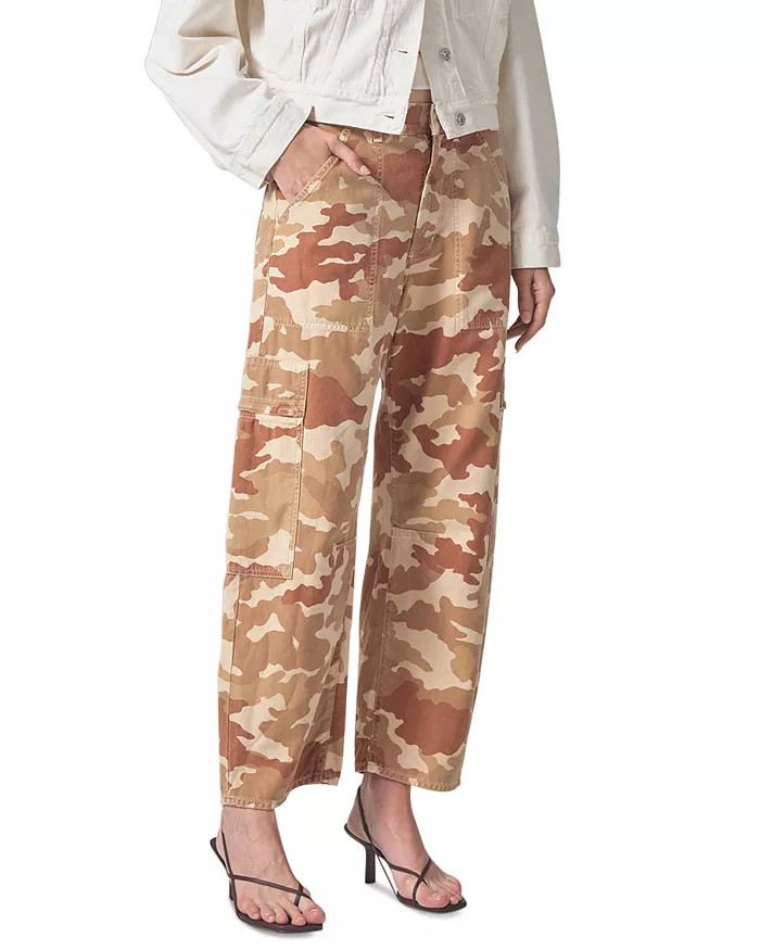 Citizens of Humanity Marcelle Low Slung Jeans in Sand Camo Women - Bloomingdale's | Bloomingdale's (US)