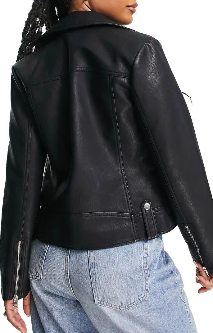 Faux Leather Biker Jacket | Nordstrom