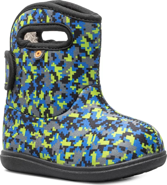 Baby Bogs II Digital Maze Insulated Waterproof Boot | Nordstrom