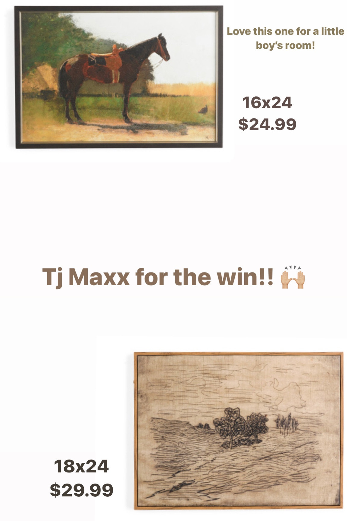 Artwork, sketches, horse print. Boy room. 

#LTKhome #LTKsalealert #LTKkids