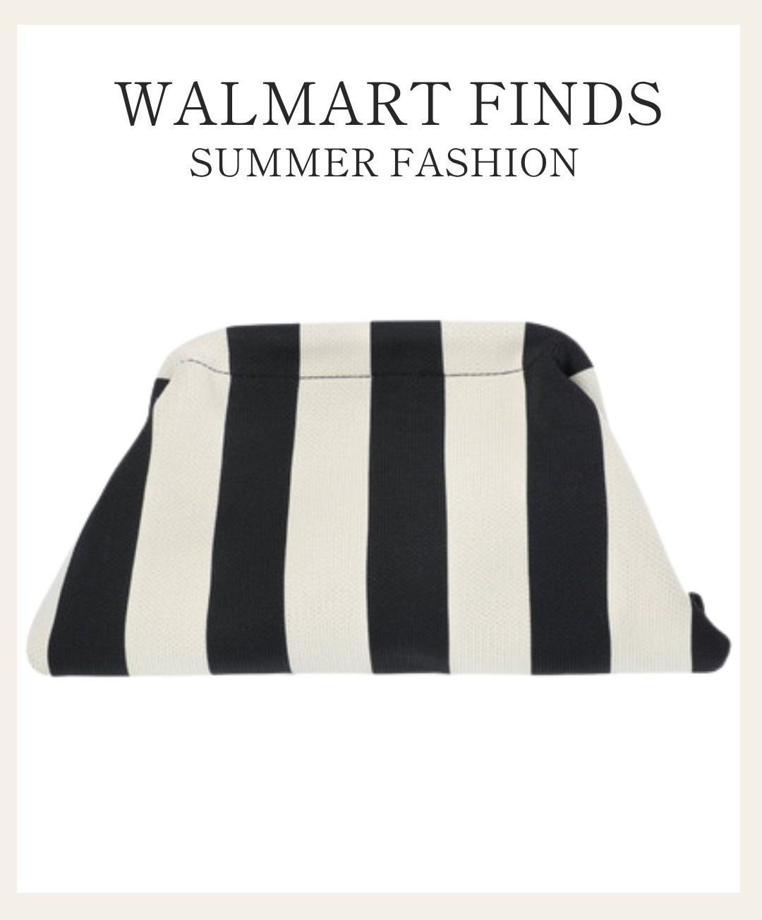 This handbag is adorable for a pool or beach day!