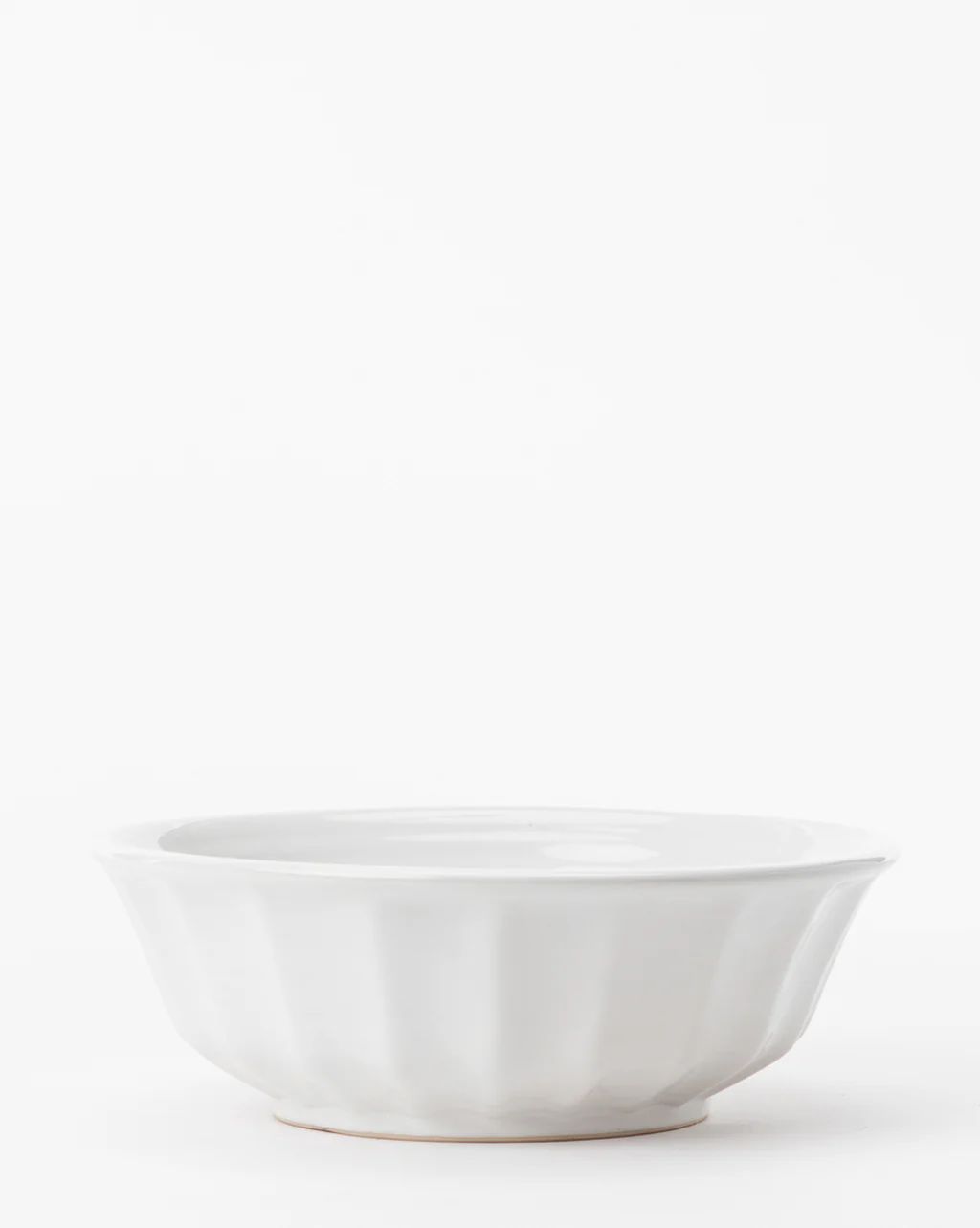 White Fluted Bowl | McGee & Co.