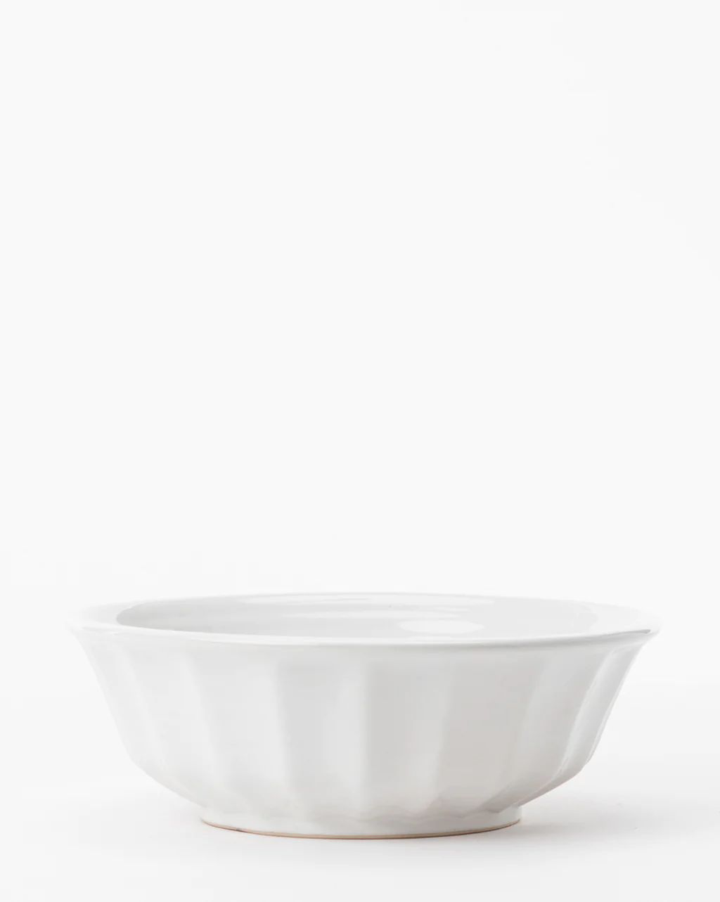 White Fluted Bowl | McGee & Co.